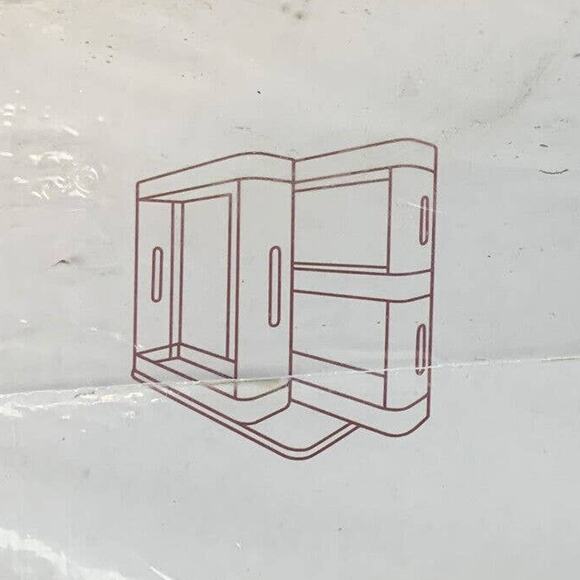 2 Tier Pull Out and Rotate Spice Rack Seasoning Storage Holder Cabinet Shelf - Picture 11 of 12